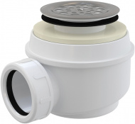 Сифон для душевого поддона Ø50 с нержавеющей решеткой A46-50 Alcadrain