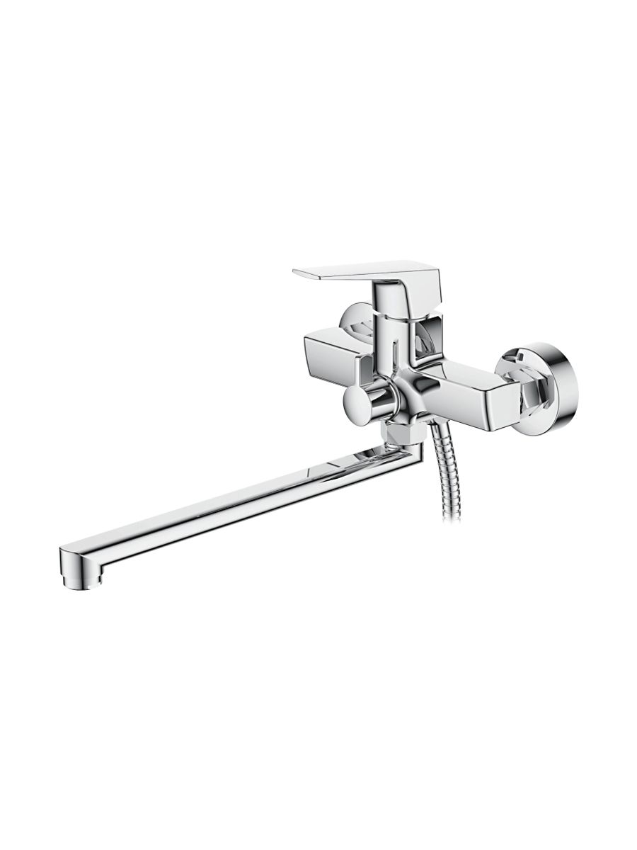 Смеситель ванна LEDEME длинный излив 35 см. L2281