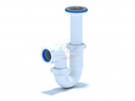 Сифон АНИ 1.1/2 40 прямоточный бутылочный D0500