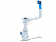 Сифон АНИ Грот 1.1/2 40 с переливом для мойки жесткий A0140