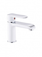 Смеситель умывальник MELODIA Heavy Metal картридж 35мм низкий белый MDV35620wt