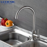 Смеситель для кухни Ledeme нержавейка L4998-3