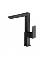 Смеситель кухня LEDEME с гайкой черный L4073B