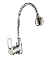 Cмеситель Rossinka T40-26 для кухонной мойки c гибким изливом