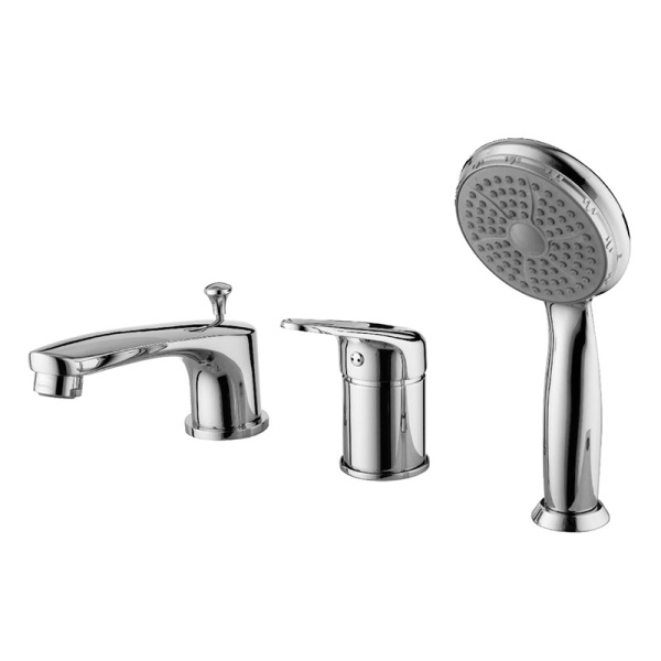 Смеситель встраиваемый Lemark Luna LM4145C на борт ванны