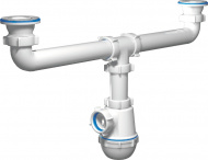 Сифон АНИ Грот 1.1/2 40 двойной A3000