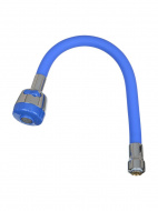 Излив гибкий LUXE с лейкой 2 режима тёмно-синий 49см MELODIA MKP20658