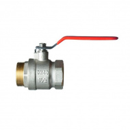 Кран шаровый 1"1/2 В-Н Terma-R RED рычаг