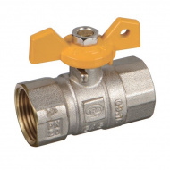 Кран шаровый газовый 1/2" В-В Terma-R бабочка