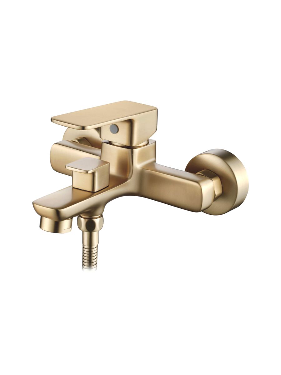 Смеситель ванна LEDEME короткий излив золотой L3280Y