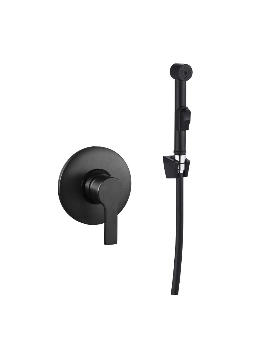 Смеситель биде MELODIA Aria с гигиеническим душем встраиваемый MDV35753bk