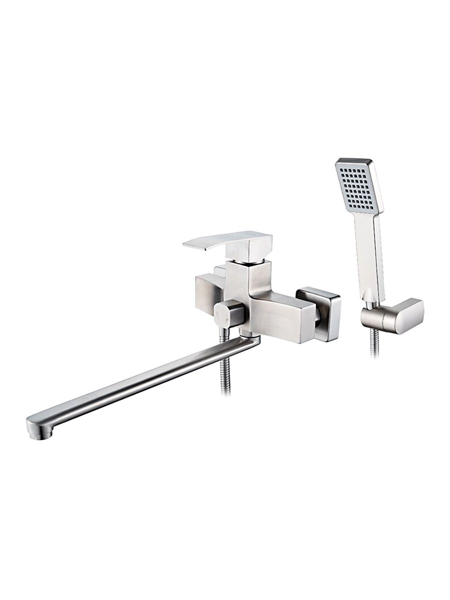 Смеситель ванна LEDEME с длинным поворотным изливом L72217