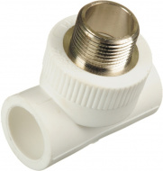 Тройник PPRC комб. 25х3/4 нар Кросс