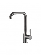 Смеситель кухня LEDEME картридж д.35мм высокий оружейная сталь L4698D