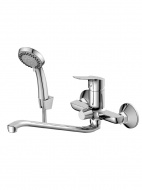 Смеситель ванна ROSSINKA картридж д.35мм с S-образным изливом RS29-34