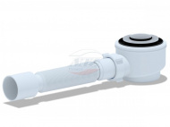 Сифон для душевого поддона АНИ 1 1/2 50 с г/т 375 хром, клик клак сетка E415CLS