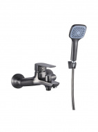 Смеситель ванна MELODIA Samba картридж д.35мм короткий излив c акс. оруж.сталь MDV30840gn