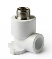 Уголок PPRC комб. 20х1/2 нар с крепл. Pro Aqua