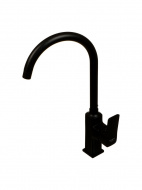 Смеситель кухня MELODIA Etude картридж д.25мм высокий R-излив 225см MDV30015bk б/гибк.подв. черный