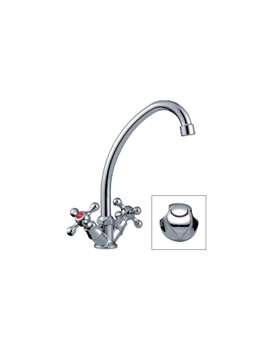 Смеситель для кухни Ledeme силумин L4026