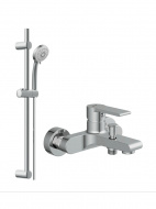 Комплект BRASKO 2 в 1 смеситель для ванны Cersanit BRASKO душевая стойка VIBE