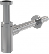 Сифон для умывальника Ø32 Design цельнометаллический круглый A400 Alcadrain