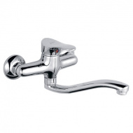 Смеситель для кухни настенный Ledeme силумин L4614B