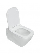 Унитаз подвесной безободковый Infinity Rimless Slim сиденье дюропласт сист. soft close,clip up