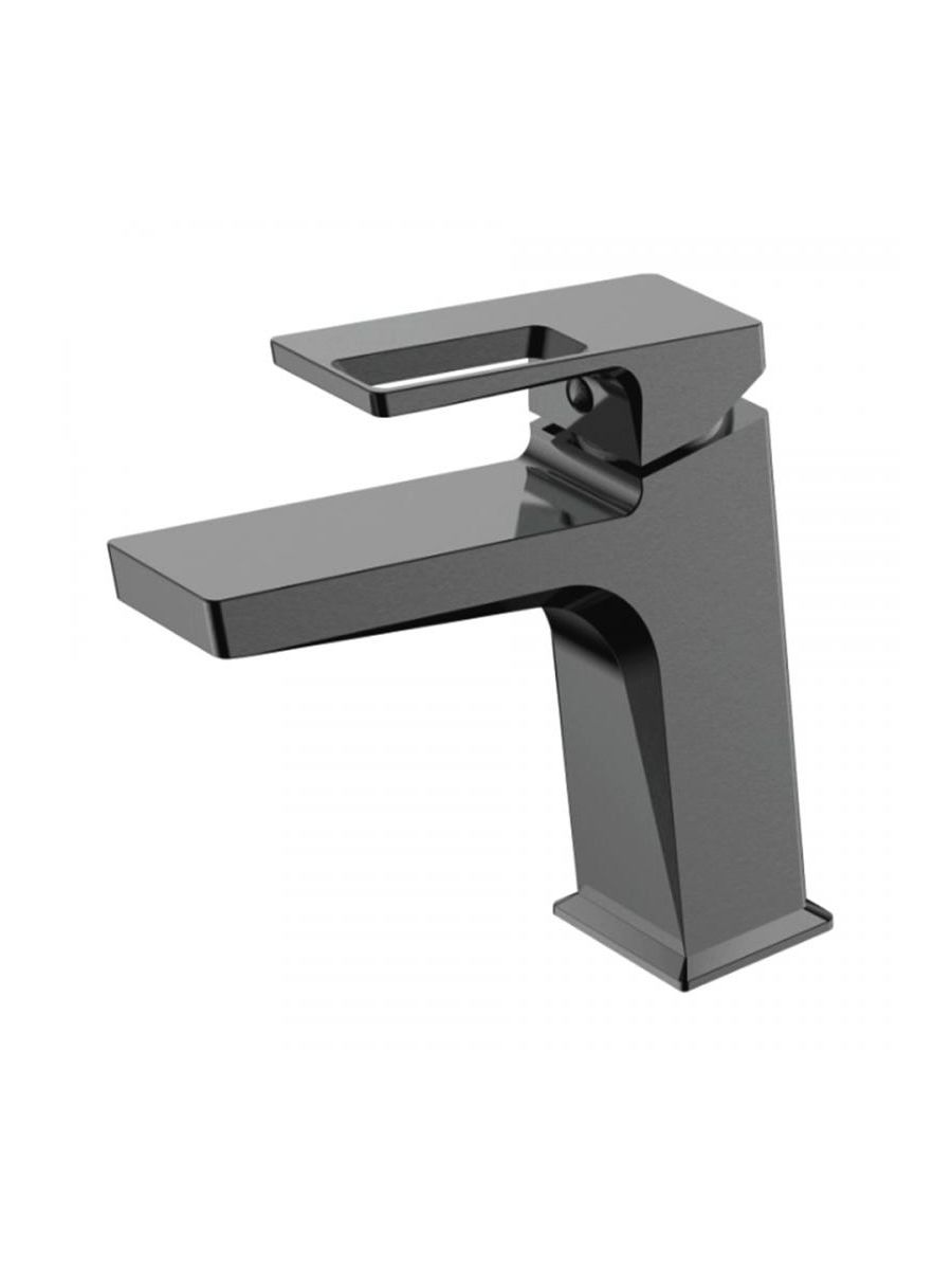 Смеситель умывальник LEDEME с гайкой оружейная сталь L1092D