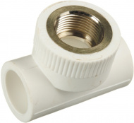 Тройник PPRC комб. 32х1" вн Кросс