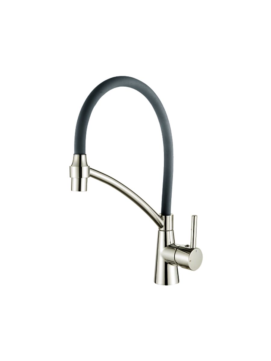 Смеситель кухня LEDEME гибкий шланг серый L4399A-9