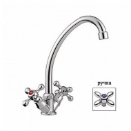 Смеситель для кухни Ledeme силумин L4027