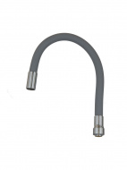 Излив гибкий LUXE серый 49см MELODIA MKP20914