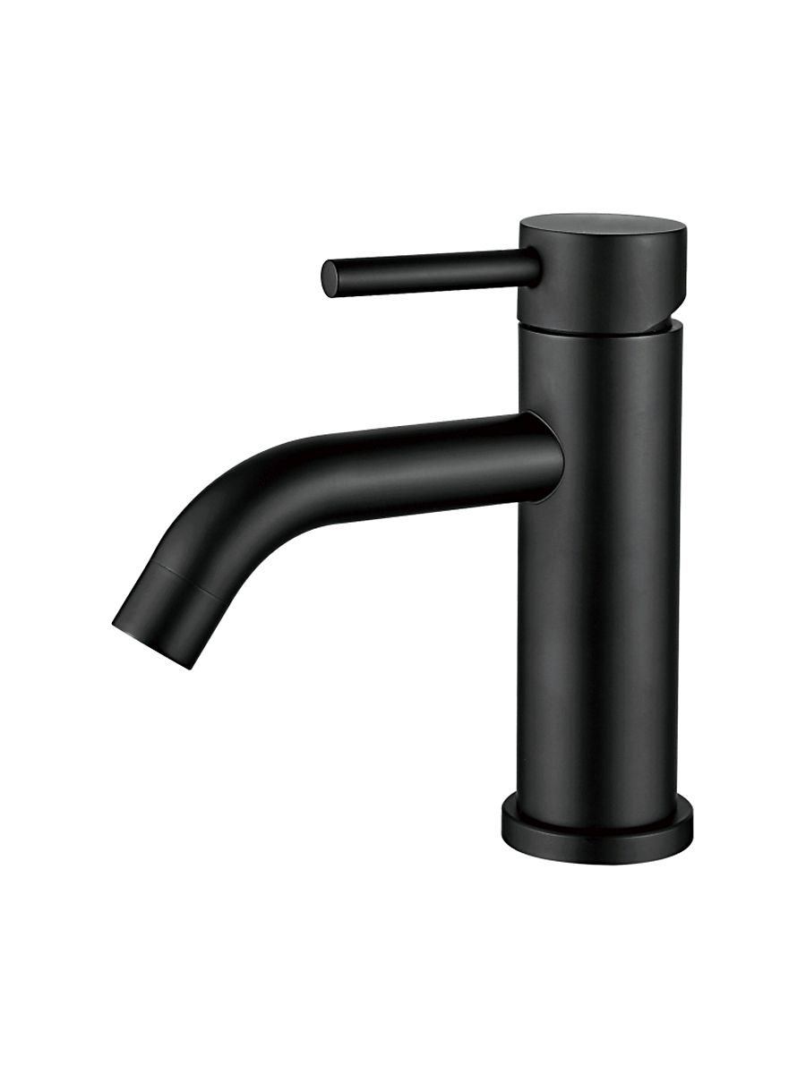 Смеситель умывальник LEDEME картридж 35мм нержавейка черный L71006B