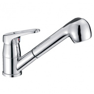 Смеситель для кухни Ledeme с вытягивающейся лейкой L6013