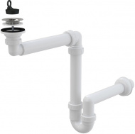 Сифон для умывальника экономящий пространство Ø63 A413 Alcadrain