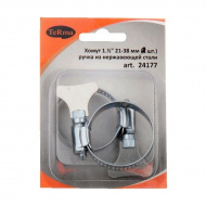Хомут 1.1/4 18-32 мм ручка TeRma 24176 упаковка 2 шт.