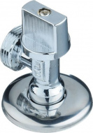 Кран шаровый угловой 1/2"х3/4" с отражателем TRm 722 (тип L86)