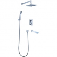 Смеситель встраиваемый Lemark Contest LM5822CW для ванны и душа