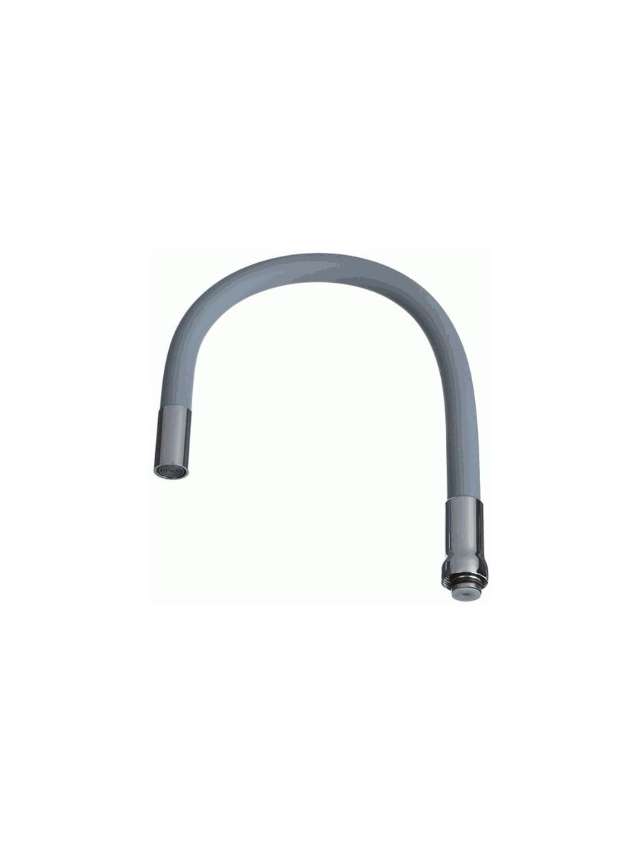 Излив гибкий серый Melodia MKP20647