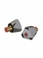 Комплект для смесителя (маховик Trio + кран-букса 3/8" 8*20 кер.) по 2шт MELODIA MKP38108C