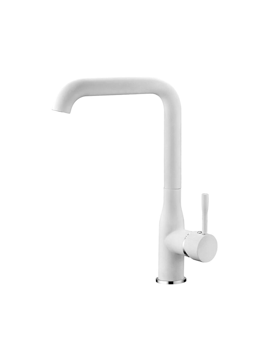 Смеситель для кухни Ledeme белый матовый L4698W