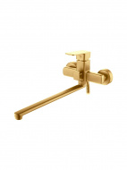 Смеситель ванна LEDEME длинный излив золотой L2280Y