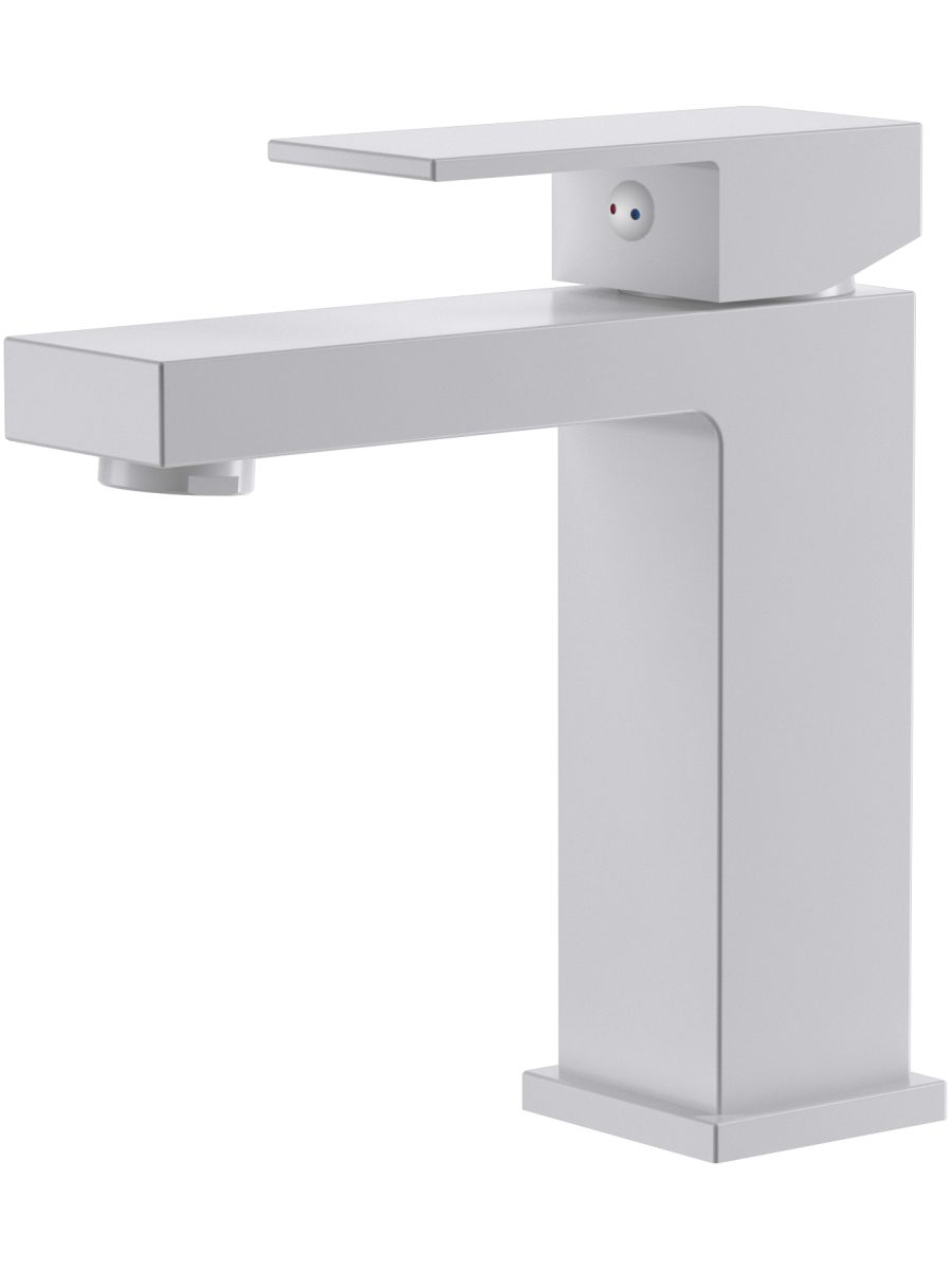 Смеситель умывальник D&K Bayern.Liszt DA1512108 белый матовый