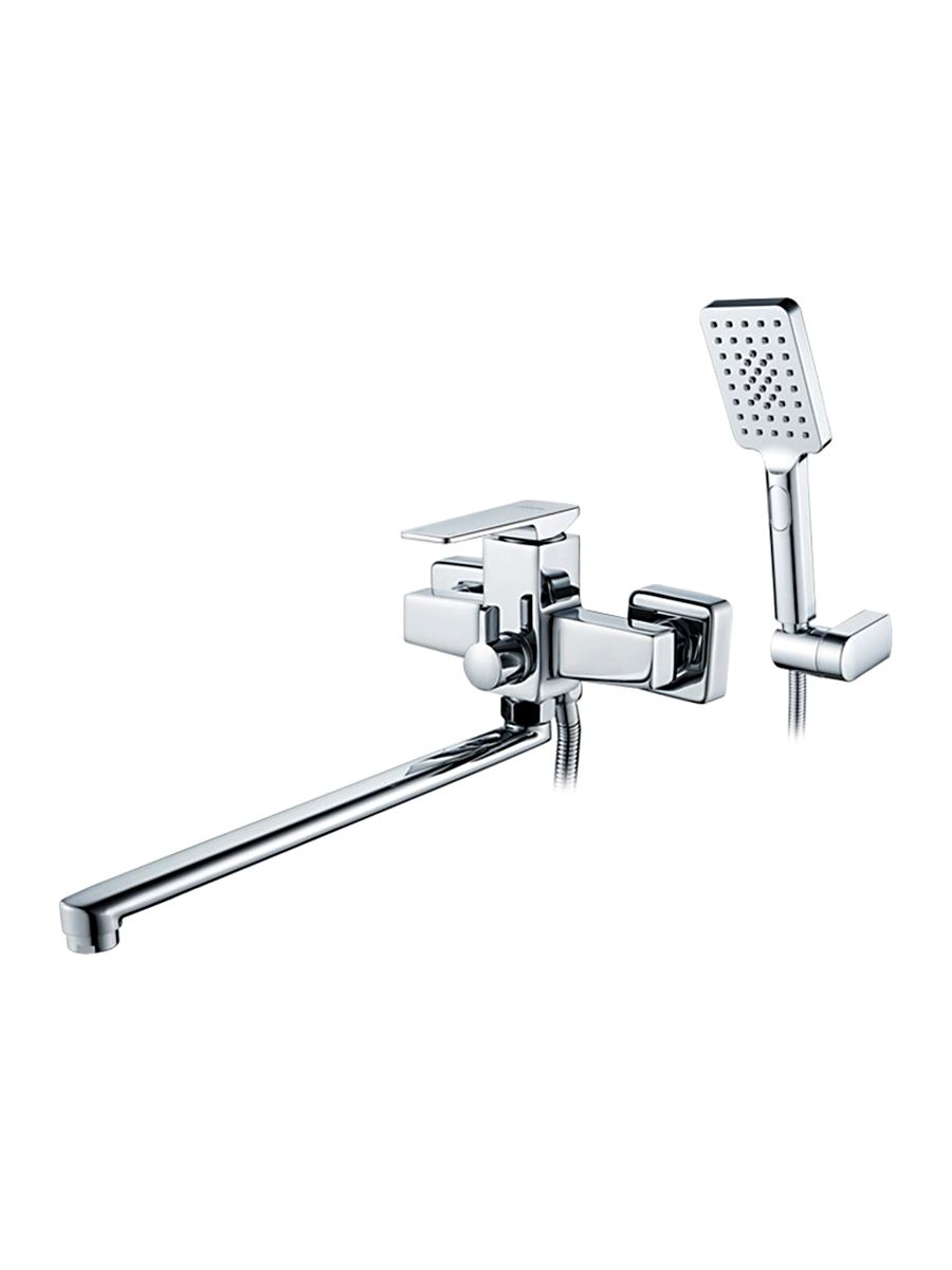 Смеситель ванна LEDEME с длинным поворотным изливом L2278