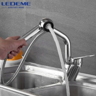 Смеситель для кухни Ledeme с вытяжной лейкой L6040