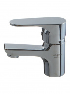 Смеситель умывальник MELODIA Rock картридж 35мм низкий поворотный аэратор MDV35221