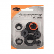 Набор сантехтехнических прокладок для смесителя Сантехник №1 TeRma 10011 в блистере