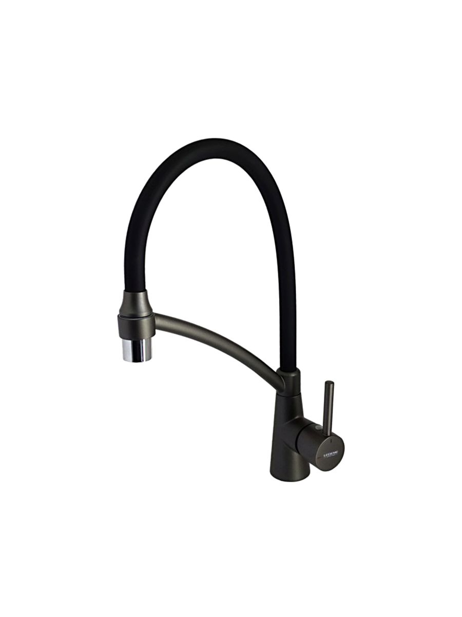 Смеситель кухня LEDEME гибкий шланг графит L4399U-2