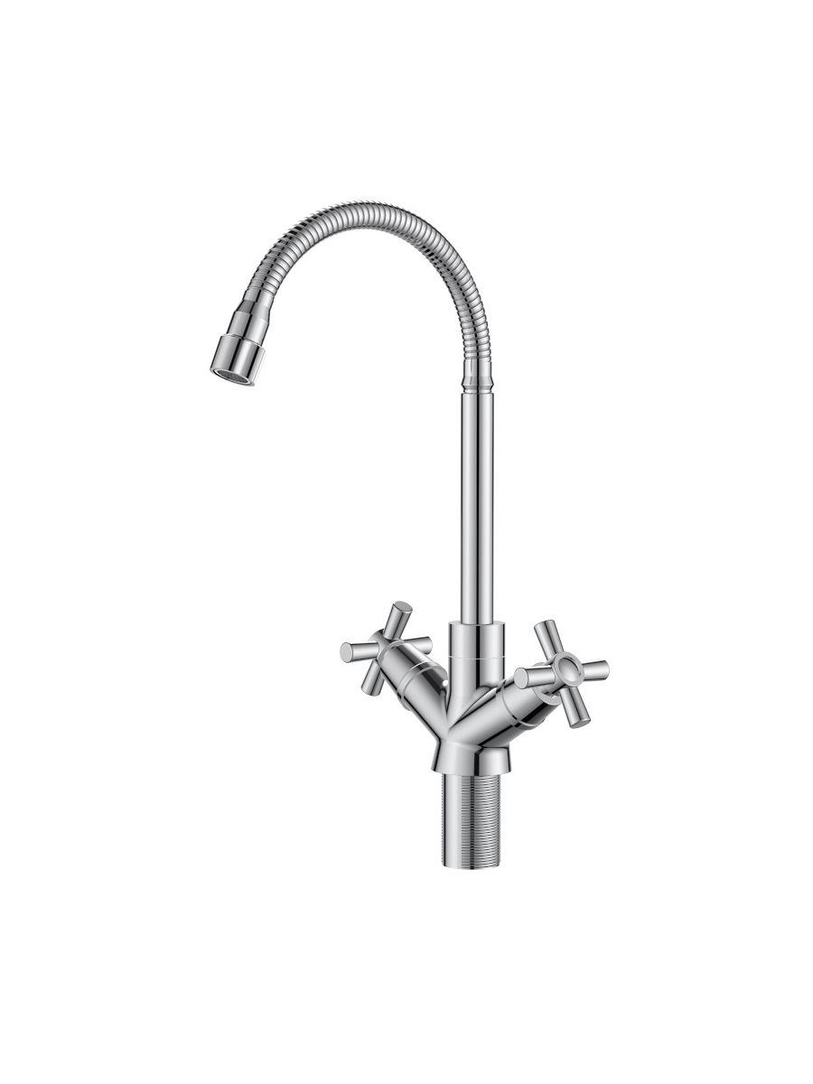 Смеситель кухня "Dive" с гибким изливом DV519flex VODA